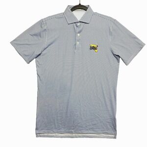 Holderness & Bourne Polo Shirt Mens Small Blue Short Sleeve Golf Florida Open